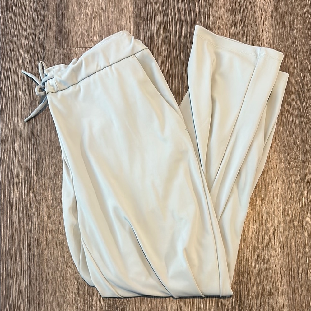 Light Blue Drawstring Slacks